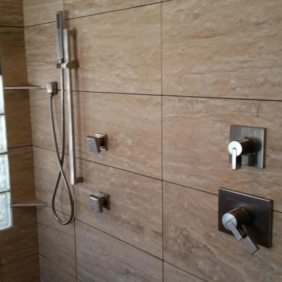 Shower fixture installation for Water Heater Replacement in Otsego